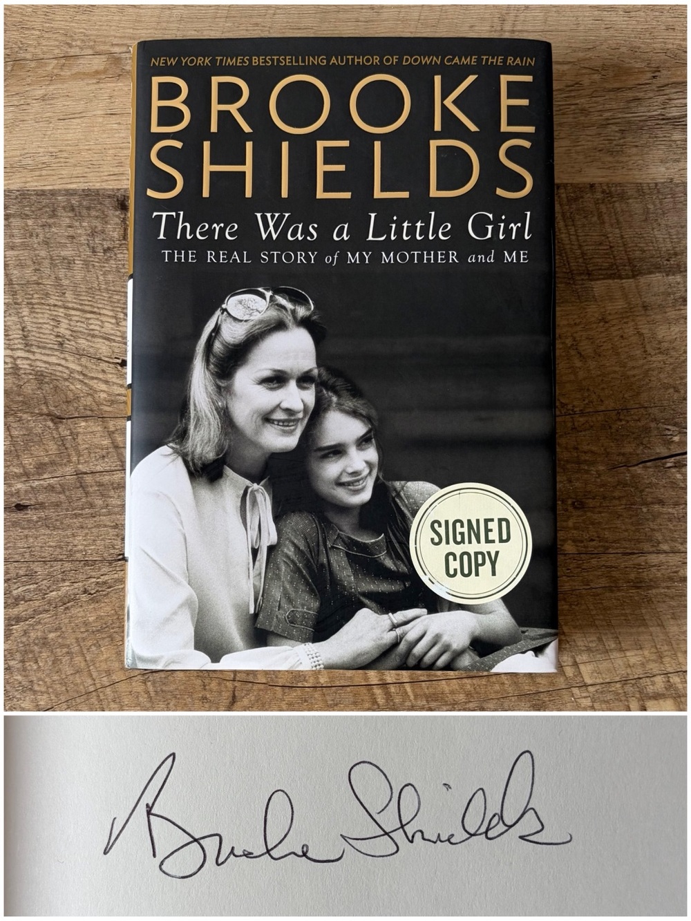 Brooke Shields ‘There Was a Little Girl’ Hard Cover Signed Copy Book Autograph